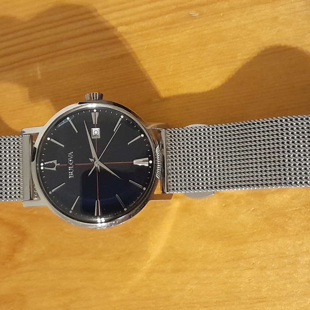 Bulova Silver and Blue Aerojet 39mm - Picture 5 of 9